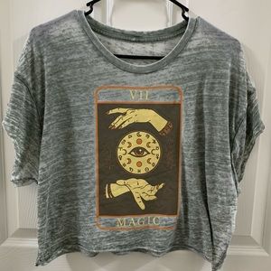 Social Culture Relaxed Fit Crop Top